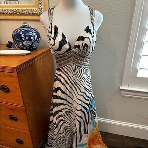 Jovani Vintage silk gown